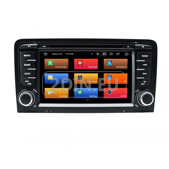 AUDI A3 - МУЛТИМЕДИЯ / Навигация android 16 DVD CPU:8-Core, RAM:4Gb + CARPLAY + DSP 